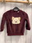 Preview:   Pullover  Gr. 92  weinrot Plüsch Bärenkopf 