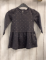 Preview: neu  Kleid  Gr. 92  grau Struktur weiße Punkte 