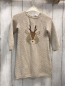 Preview:   Kleid  Gr. 92  beige Strick Rehgesicht 