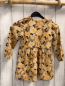 Preview: Noa Noa  Kleid  Gr. 92  ocker weiß graue Blumen blaue Bläter 