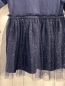 Preview: H&M  Kleid  Gr. 86  blau + Tüllrock mit silber Glitzerpunkten 