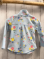 Preview:   Fleecejacke  Gr. 86  hellblau bunte Blumen 