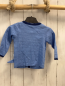 Preview:  Sweatjacke Gr. 68  blau hellblau gestreift Dino