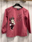 Preview:  Langarmshirt Gr. 128  altrosa Minnie Mouse Blumen