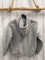 Preview: Zara  Pullover  Gr. 116  grau Kapuze schwarze Schrift 