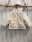 Preview: Mango Plüschjacke Gr. 86  weiß