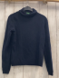 Preview: Benetton  Pullover  Gr. 146  dunkelblau Strick Rolli 