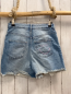 Preview: H&M  Shorts  Gr. 170  blau Jeansonnenblumen lavendel Schrift 