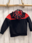 Preview:  Pullover  Gr. 104  schwarz rot Spiderman Kapuze 