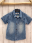 Preview: Minoti  Sommerhemd  Gr. 104  blau Jeans 