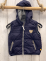 Preview: Steiff  Wendeweste  Gr. 92  blau / grau 
