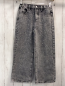 Preview: Shein  Hose  Gr. 140  grau Jeans Gummizugbund silber Steine 