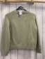 Preview:  Strickjacke Gr. 134  hellgrün Blumen