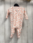 Preview: next Schlafanzug Gr. 62  weiß aprikot Blumen