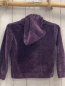 Preview: Dopodopo Pullover  Gr. 116  brombeere Strick Kapuze Pailettenhasenkopf 