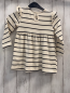 Preview: neu Sinsay  Kleid  Gr. 86  beige schwarze Streifen 