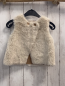 Preview: Zara  Weste  Gr. 86  beige Plüsch 