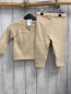 Preview: 2tlg  Pullover + Leggings  Gr. 80  beige Strick Bärengesicht 