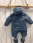 Preview:  2tlg Carrement Beau Winteroverall Gr. 50  blau mit Schuhen