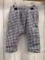 Preview: sergent Major Hose Gr. 68  blau weiß kariert gefüttert