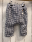 Preview: sergent Major Hose Gr. 68  blau weiß kariert gefüttert