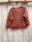 Preview: Alaa  Langarmshirt  Gr. 92  orange graue Streifen Bagger 