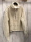 Preview: H&M  Pullover Gr. S creme Rippen Reißverschluss 
