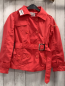 Preview:   Jacke  Gr. 128  rot Gürtel mit silber Schnalle 