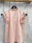 Preview: Next  T-Shirt  Gr. 122  rosa Rüschen mit Stickerei Rippen 