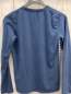 Preview:   Langarmshirt  Gr. 158/164  blau + weiße Streifen + Schrift 