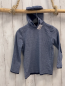 Preview:   Langarmshirt  Gr. 122  hellblau hellgrau schwarze Streifen Kapuze 