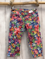 Preview: Esprit  Caprihose  Gr. 152  blau bunte Blumen Bund verstellbar 