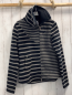 Preview: Bench  Strickjacke  Gr. XL schwarz graue Streifen Strick 