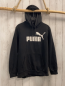 Preview: Puma  Pullover  Gr. 164/170  schwarz Kapuze weiße Schrift 