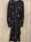 Preview: H&M  Kleid  Gr. 34  schwarz Blumen 