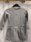 Preview: Salt & Pepper  Kleid Gr. 116  grau Pferde goldene Pailetten in Herzform 