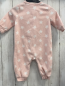 Preview: H&M  Schlafanzug  Gr. 68  rosa Fleece weiße Sterne 