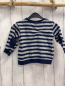 Preview: Alana  Pullover  Gr. 92  blau hellgraue Streifen Feuerwehrauto 