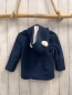 Preview: Dopodopo Fleecejacke  Gr. 92  blau Kapuze Eisbär weißes Plüschfutter 