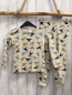 Preview: 2tlg Dopodopo  Schlafanzug  Gr. 110  beige bunte Dinos 