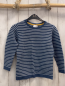 Preview: Pusblu Pullover Gr. 128  blau weiße Streifen Strick