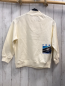 Preview: Zara  Pullover  Gr. 134  creme Reißverschluss blaue Schrift 