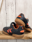 Preview: Hummel  Schuhe  Gr. 32  schwarz grau gemustert orange Zsckenstreifen + Bund 