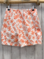 Preview: Waikiki  Shortsrock Gr. 158/164  weiß orange Blumen Blätter ua 