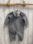 Preview: Bellybutton  Overall  Gr. 74   grau + grau weiße Streifen 