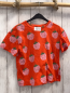 Preview: H&M  T-Shirt  Gr. 134  hellrot rosa Erdbeeren mit Gesicht 