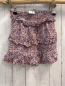 Preview: Name it  Rock Gr. 122  schwarz lack lavendel Druck Rüschen Gummizugbund 