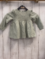 Preview: Tahari  Langarmshirt  Gr. 80  mint gesmoktes Vorderteil 