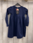 Preview: neu Poppins  Kleid  Gr. 98  blau hellgrün weiße Schrift Herzen 
