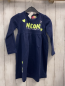 Preview: neu Poppins  Kleid  Gr. 110  blau hellgrün weiße Schrift Herzen 